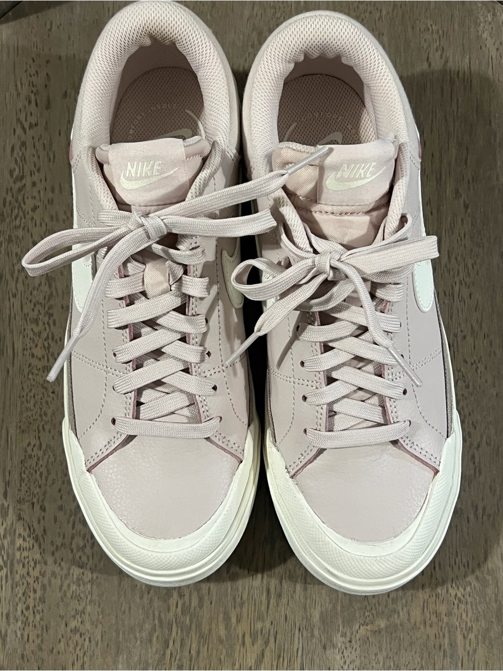 Nike Women’s Blazer Low Pink Leather Sneakers